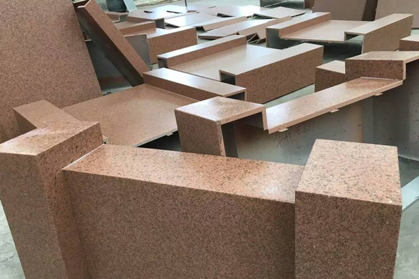 多彩水性漆仿石材外墻鋁單板